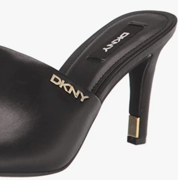 NEW DKNY Womens Bronx Open Toe Fashion Pump Heeled Sandal Black Sz 7.5 - Picture 12 of 12